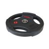 Disco Olímpico Softee Uretano 25 kg Negro
