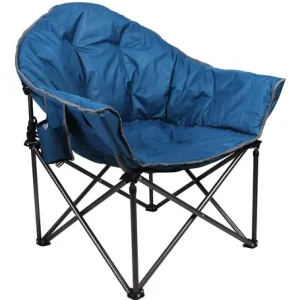 Silla Camping Plegable Azul